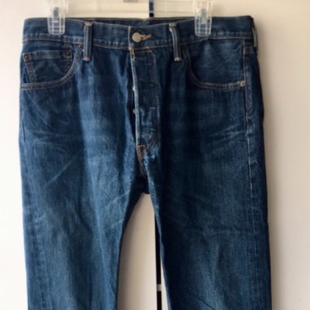 Levi's 501 Button Fly Jeans Size W36 L32 (3 Pairs)
